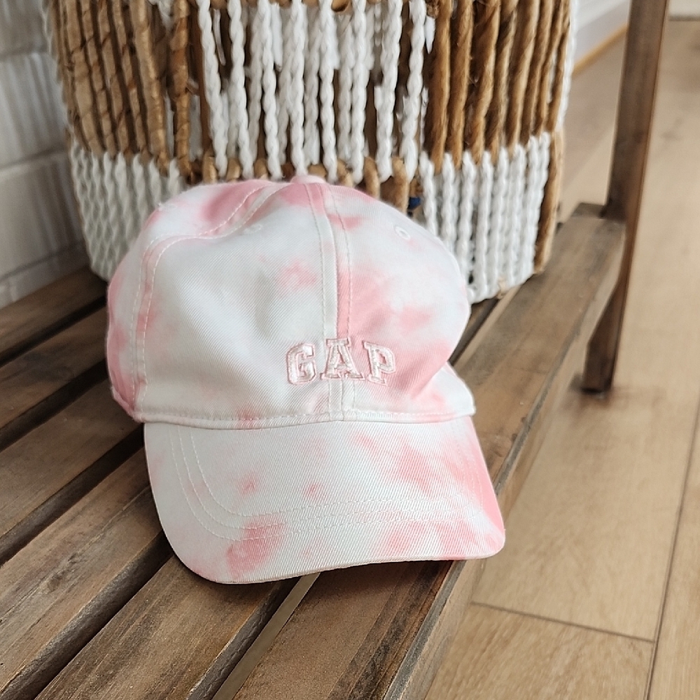 GAP Pink Tie-Dye Baseball Hat, Girls S/m